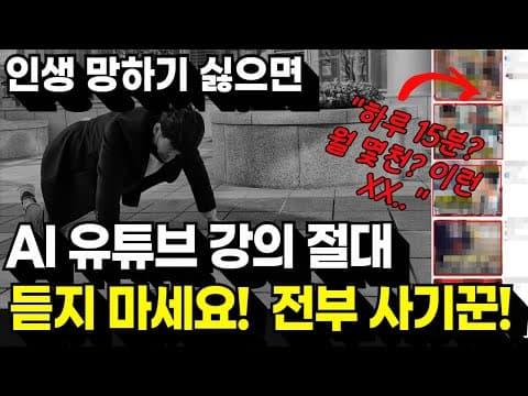 AI 유튜브 수익 창출 교육: 현실적인 성공 전략과 주의점